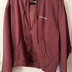 Alphalete Classic Zip up hoodie size small